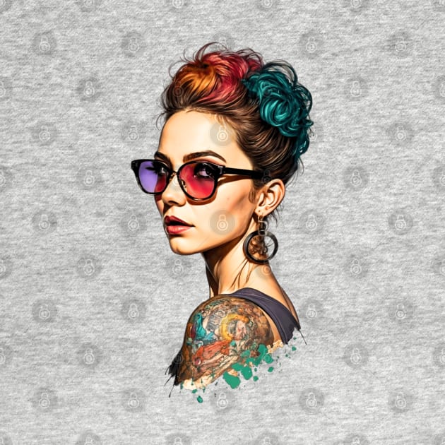 Captivative Inked Lady by ALM Artbox